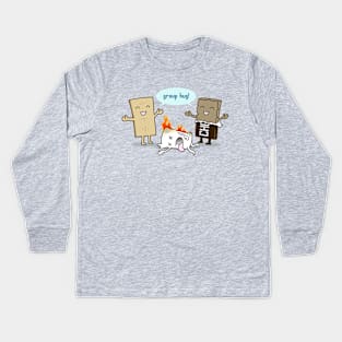 Funny - S'mores Group Hug! Kids Long Sleeve T-Shirt